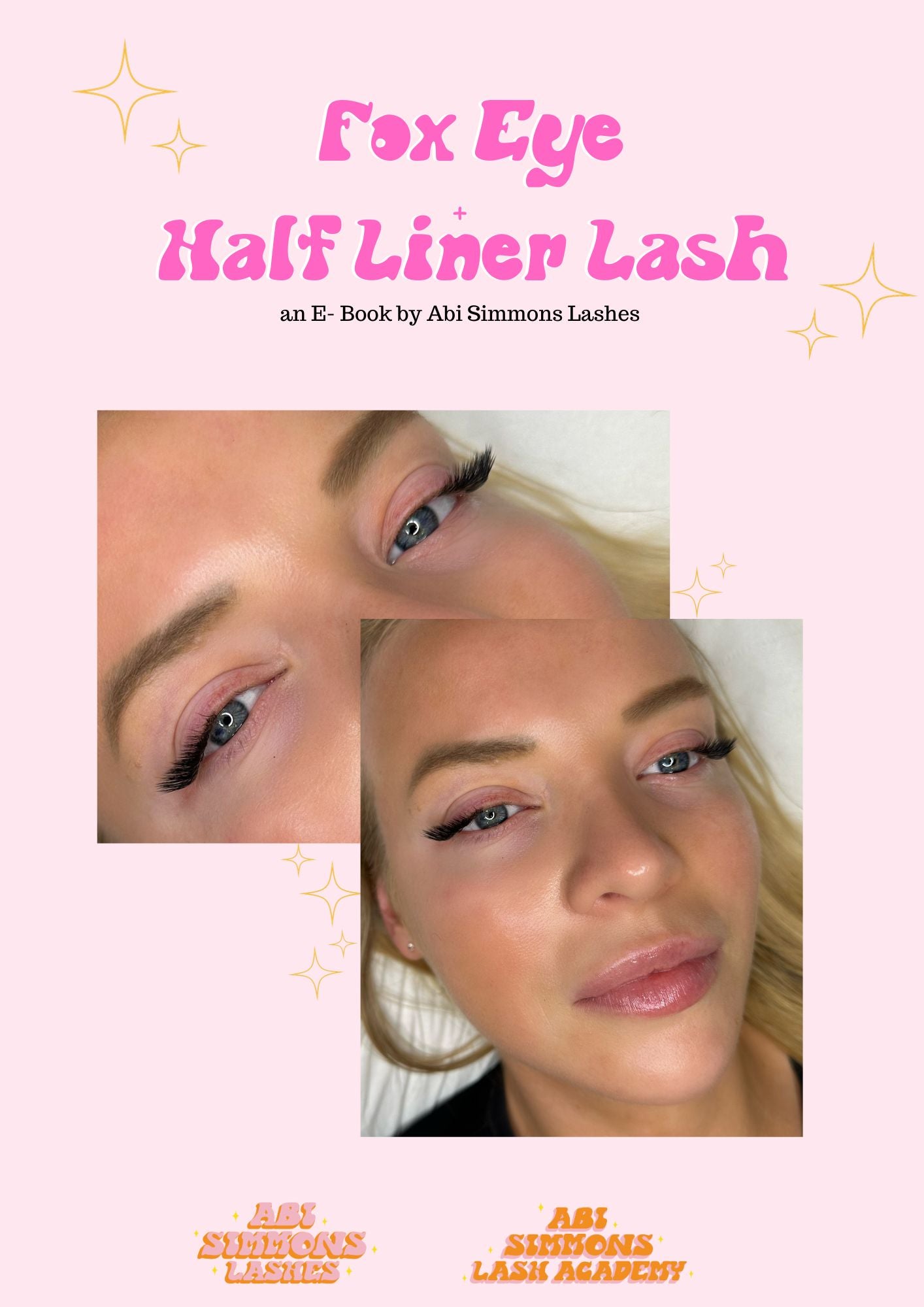 Half Liner + Fox Eye Lash Set Ebook