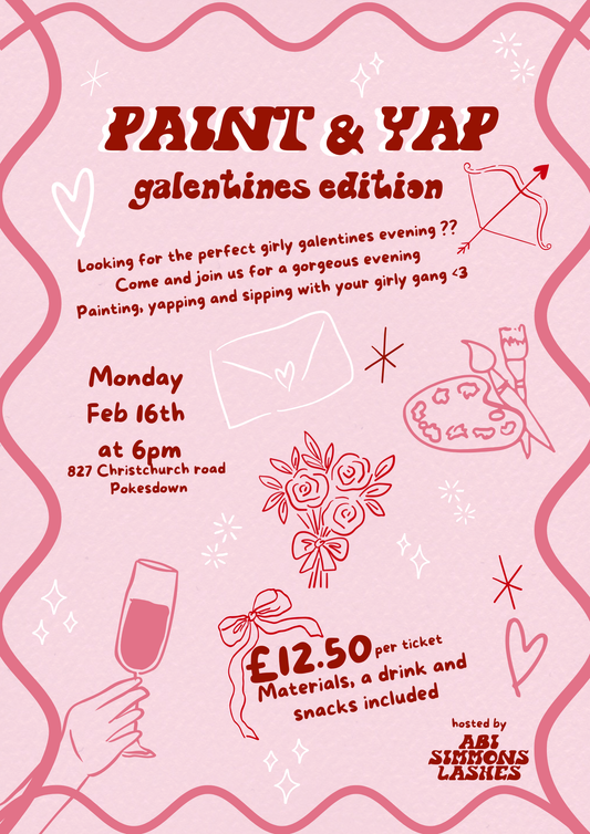 Paint & Yap - <3 galentines edition <3